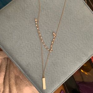 Gold layered necklace